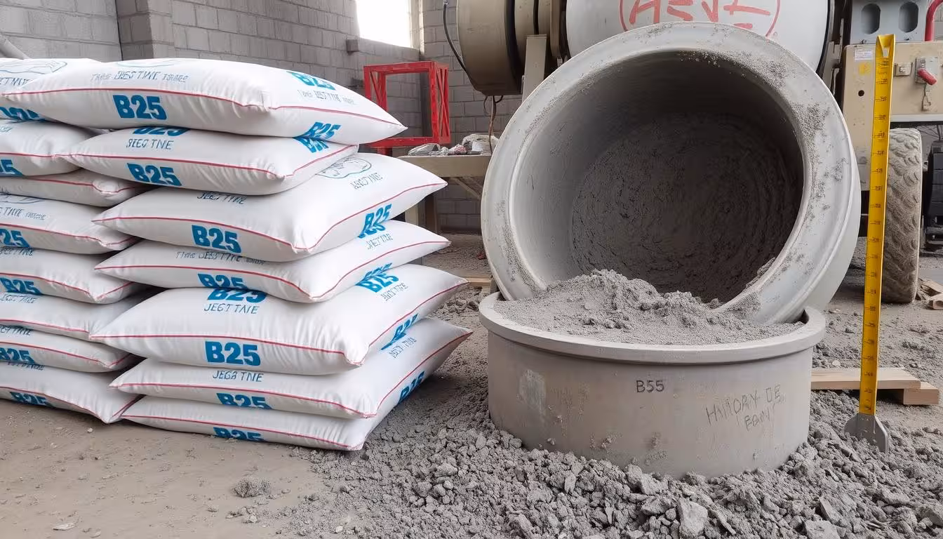 ile cementu na m3 betonu b25